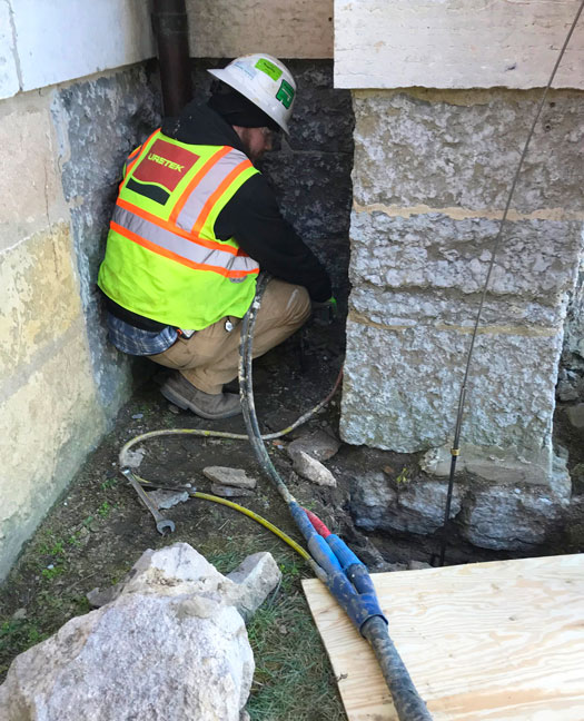 estabilización de cimientos en edificios históricos