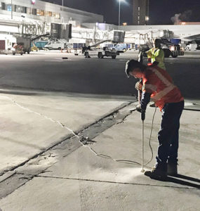 estabilización de pistas en aeropuertos